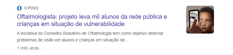 Oftalmologista: projeto leva mil alunos da rede pública e crianças em situação de vulnerabilidade | O Povo