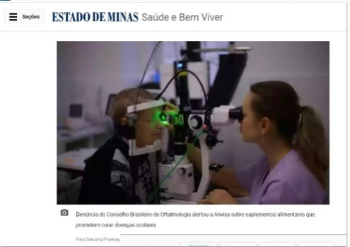 Após denúncia do Conselho Brasileiro de Oftalmologia, a Anvisa proíbe suplementos alimentares | Estado de Minas
