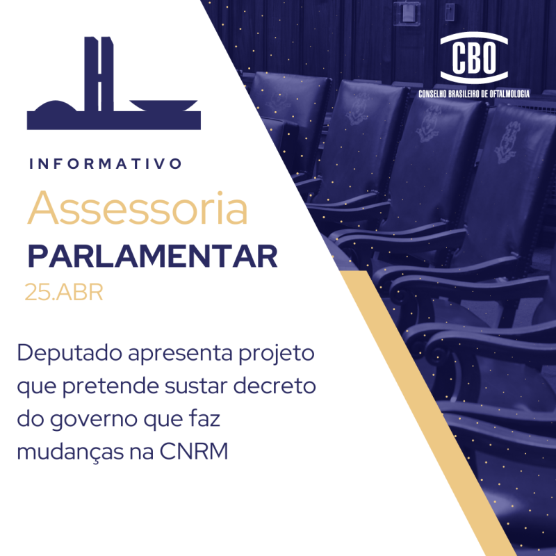 Deputado apresenta projeto que pretende sustar decreto do governo que faz mudanças na CNRM