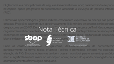 Oftalmologia brasileira pede maior rigor na venda de medicamentos com corticoide